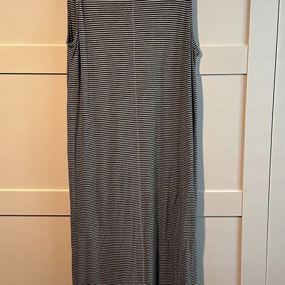 Rag & Bone Michal Stripe Muscle Tank Midi Dress- Size Large - Picture 5 of 5